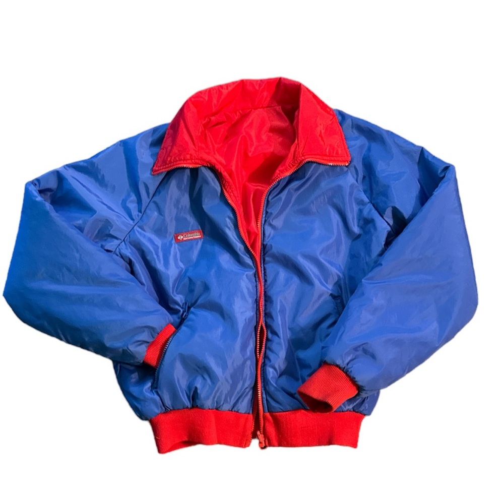 Vintage Columbia Reservable Ref and Blue Bomber Jacket